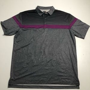 Callaway Opti Dri Golf Shirt Mens Large Gray